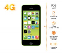 Phone 5c 8 GB verde